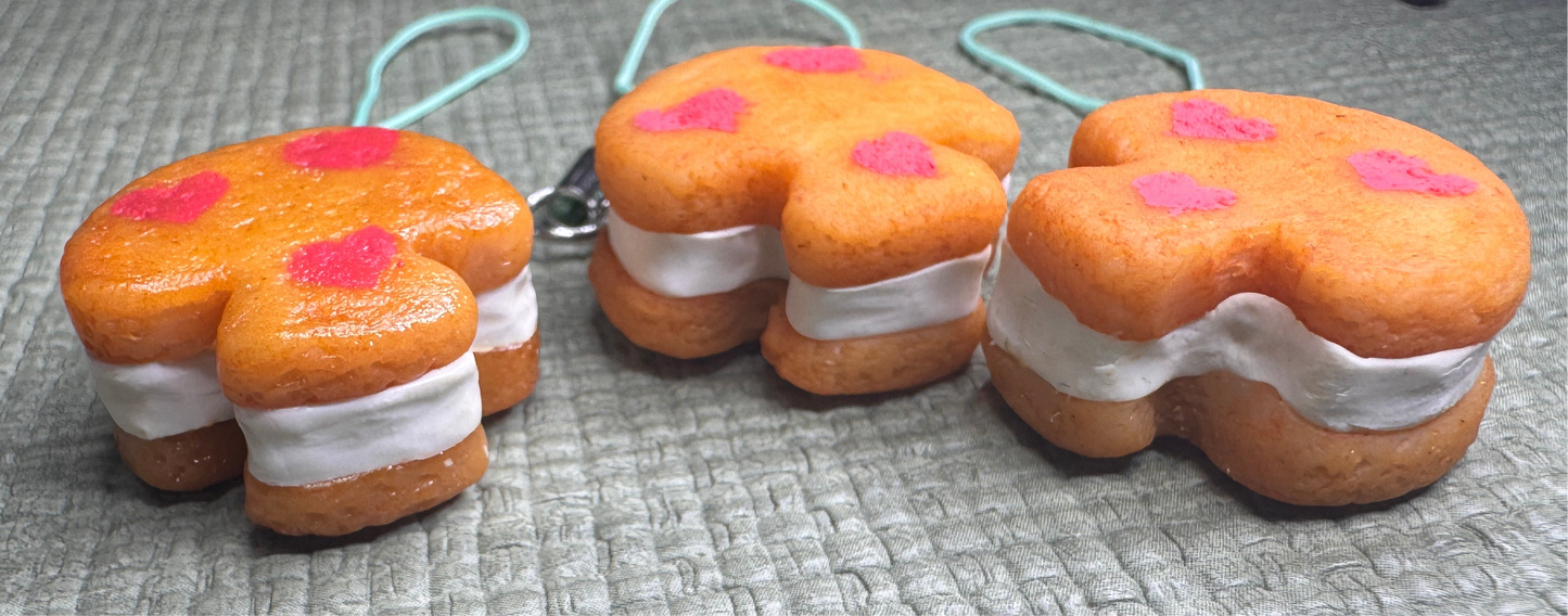 Mushroom Sandwich Cookie Charm